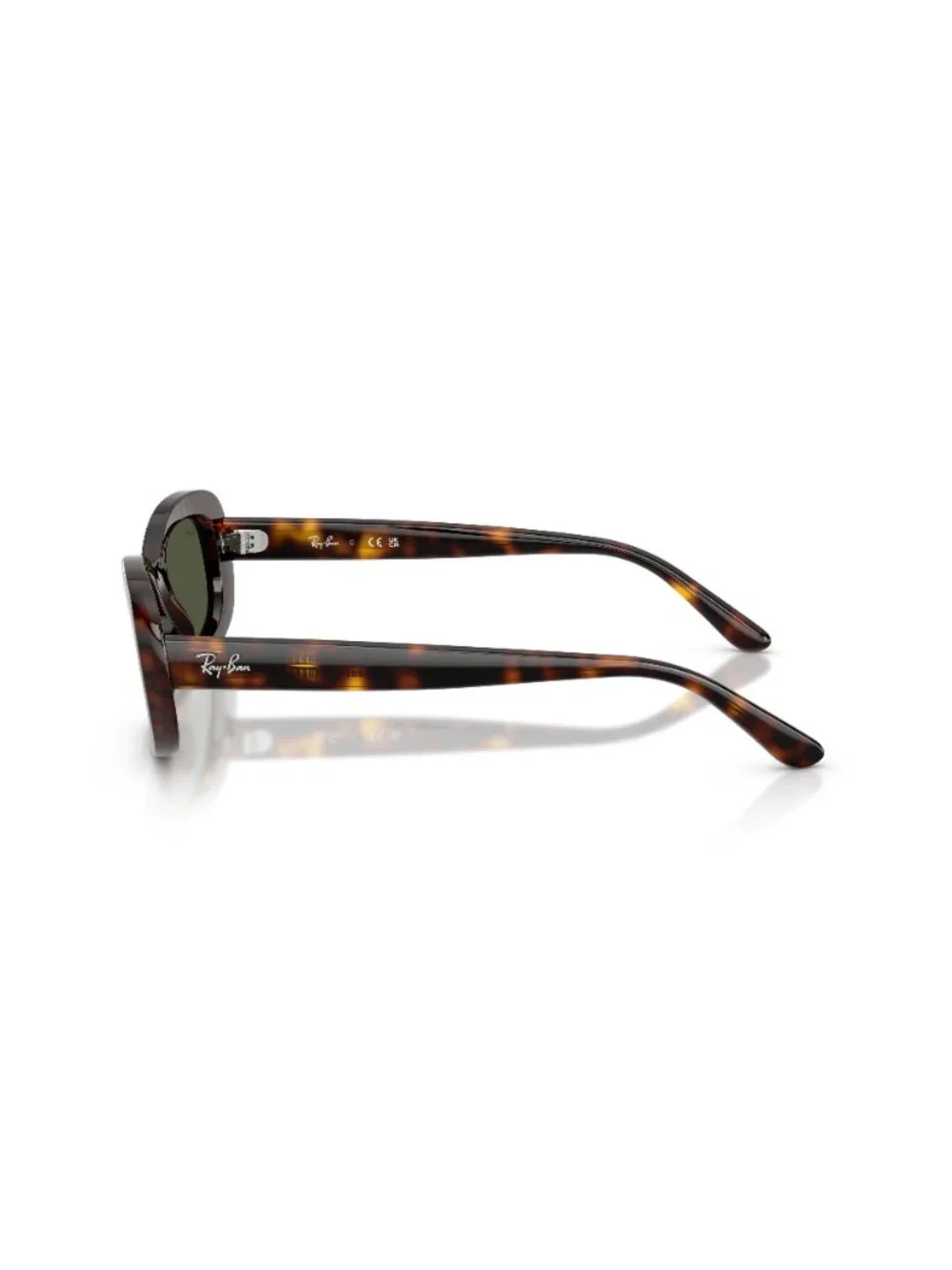 New Ray-Ban Women's Sunglasses Havana Green Lens Acetate Frame Ray Ban RB2221 31